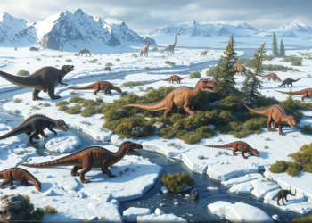 بازسازی زیستگاه دایناسورهای قطبی